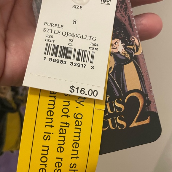 Hocus Pocus 2 Girls Pajama Set New - Picture 7 of 13